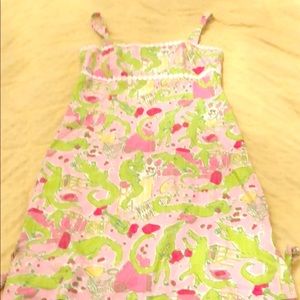 Lilly Pulitzer Alligator Band Print Sun Dress